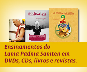 Nova loja do CEBB com ensinamentos do Lama Padma Samten em DVDs, CDs, livros e revistas